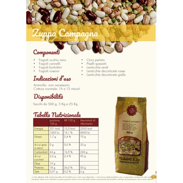 Zuppa di Campagna Italiana 500 g