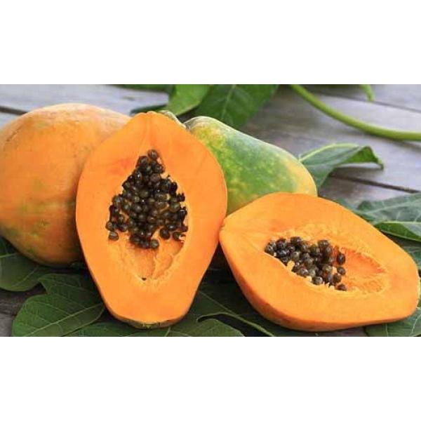 Papaya a pezzo